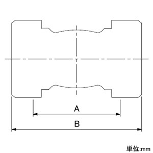 カクダイ 【販売終了】3管兼用ジョイントソケット 呼び40 3管兼用ジョイントソケット 呼び40 649-831-40 画像2