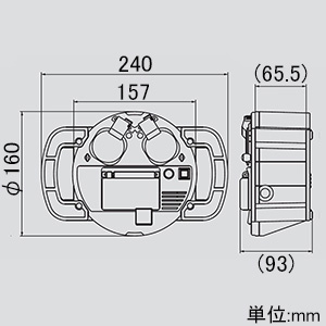 ハタヤ メタセンボックス 100Vタイプ 2P 15A 125V 接地付 コンセント2個 長さ5m VCT2.0&#13215;×3C 金属感知機能付 メタセンボックス 100Vタイプ 2P 15A 125V 接地付 コンセント2個 長さ5m VCT2.0&#13215;×3C 金属感知機能付 MB-5 画像3