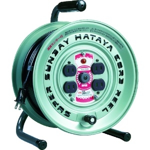 ハタヤ スーパーサンデーリール 100Vタイプ 2P 15A 125V コンセント4個 長さ30m VCT2.0&#13215;×2C 温度センサー内蔵 SGV-30