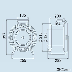 LP-332M (ハタヤ)｜コードリール/電工ドラム｜工具・作業用品｜電材堂