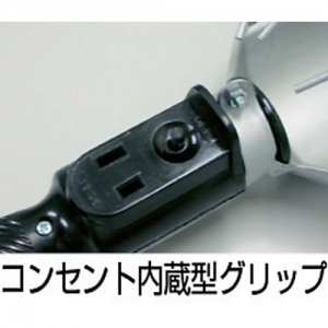 ハタヤ 補助コードハンドランプ 屋内用 60W 電球別売 口金E26 電線長0.3m 2Pコンセント付 補助コードハンドランプ 屋内用 60W 電球別売 口金E26 電線長0.3m 2Pコンセント付 CM-0 画像2