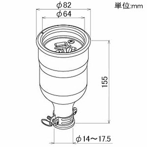 明工社 防水コネクター(組) 3P 30A 250V 防水プラグ+防水コネクターボデー 防水コネクター(組) 3P 30A 250V 防水プラグ+防水コネクターボデー MK5612-N 画像3