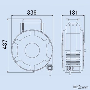 AXU-204 (ハタヤ)｜エアーリール｜工具・作業用品｜電材堂【公式】