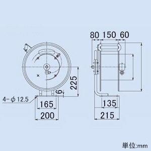 HSP-12AT (ハタヤ)｜エアーリール｜工具・作業用品｜電材堂【公式】