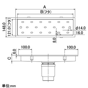 400-501-75 カクダイ 底面循環金具 ☆：住設建材カナモンジャー+