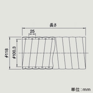 MAX φ100断熱ダクト 長さ18m φ100断熱ダクト 長さ18m ES-DD4-18 画像2