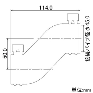 カクダイ 【在庫限り】バス用Sジャバラ 接続パイプ径45mm用 EPDM製 バス用Sジャバラ 接続パイプ径45mm用 EPDM製 9468 画像2