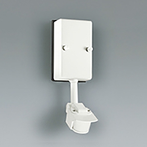 独立型人感センサ ON-OFF型タイプ 防雨型 壁面取付専用 オフホワイト OA076823