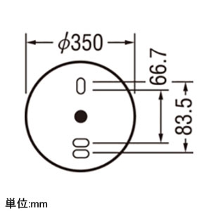 オーデリック LEDポーチライト 防雨・防湿型 壁面・天井面・傾斜面取付兼用 FCL30W相当 電球色 白 LEDポーチライト 防雨・防湿型 壁面・天井面・傾斜面取付兼用 FCL30W相当 電球色 白 OW269034LD 画像2