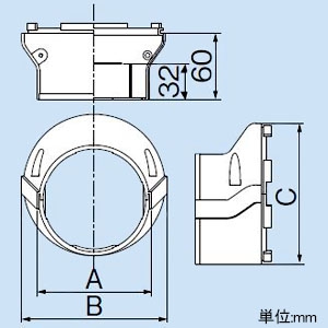 因幡電工 異径アダプター 120サイズ→90サイズ 配管化粧カバー ビル設備用 《スリムダクトPD》 異径アダプター 120サイズ→90サイズ 配管化粧カバー ビル設備用 《スリムダクトPD》 PDI-120-90-I 画像3