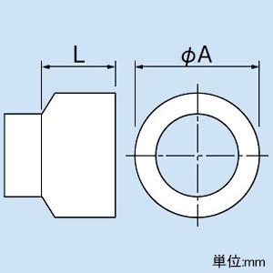 因幡電工 差込ソケット 排水管用 呼び径65mm 防火区画貫通部耐火措置工法部材 《ファイヤープロシリーズ》 差込ソケット 排水管用 呼び径65mm 防火区画貫通部耐火措置工法部材 《ファイヤープロシリーズ》 IRLP-65-ES 画像2