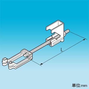 因幡電工 【在庫限り】耐震補強金具 H型鋼専用 簡易タイプ用 適合H型鋼フランジ幅100・125mm SHB-HL-125