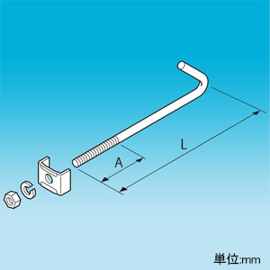 因幡電工 【限定特価】耐震補強金具 H型鋼専用 適合H型鋼フランジ幅250・300mm 耐震補強金具 H型鋼専用 適合H型鋼フランジ幅250・300mm SHB-HN-300