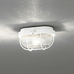 LEDブラケットライト 防雨・防湿型 壁面・天井面・傾斜面取付兼用 縦・横向き取付可能 白熱灯40W相当 電球色 オフホワイト OG254604LD