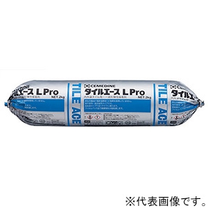 セメダイン 【限定特価】タイル用接着剤 《タイルエースL Pro》 低粘度タイプ 容量2kg RE-518