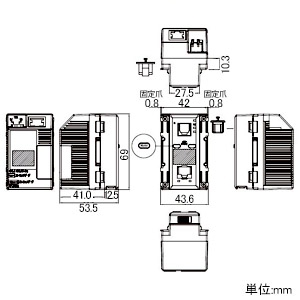 アバニアクト 【生産完了品】Wi-Fi APユニット 11ac・866Mbpsタイプ コンセント埋込型 PoEタイプ TELポート付 Wi-Fi APユニット 11ac・866Mbpsタイプ コンセント埋込型 PoEタイプ TELポート付 AC-PD-WAPUM-11ac 画像2