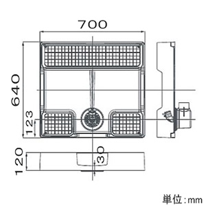TPD700-CW2 (テクノテック)｜洗濯機防水パン｜管材｜電材堂【公式】