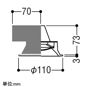 AD42636L (コイズミ照明)｜ダウンライト φ100｜住宅用照明器具｜電材堂