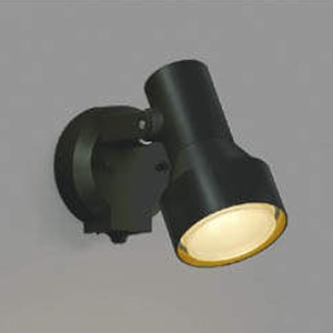 LEDスポットライト 防雨型 白熱球100W相当 電球色 タイマー付人感センサ付 黒 AU40622L