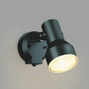 LED一体型スポットライト 防雨型 ビーム球150W相当 電球色 タイマー付人感センサ付 黒 AU45239L