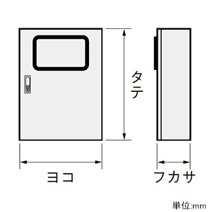 日東工業 法人様限定 窓付制御盤キャビネット 防塵・防水形 片扉 鉄製基板付 横700×縦600×深250mm 代引き決済不可 窓付制御盤キャビネット 防塵・防水形 片扉 鉄製基板付 横700×縦600×深250mm RAM25-76A 画像2