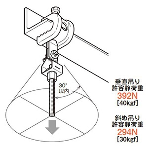 ネグロス電工 【販売終了】【ケース販売特価 10個セット】一般形鋼用吊りボルト支持金具 《パイラック&#174;》 適合ボルトM10 パイラック本体用先付後付タイプ 【ケース販売特価 10個セット】一般形鋼用吊りボルト支持金具 《パイラック&#174;》 適合ボルトM10 パイラック本体用先付後付タイプ PNH4-M10_set 画像2