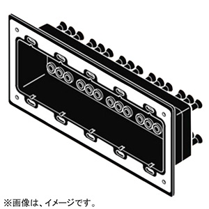 ネグロス電工 【販売終了】高気密型クリーンルーム内ボックス防塵パッキン 《ルフトロック&#174;》 軽量間仕切り用 大角形 スイッチ・コンセント5個用 高気密型クリーンルーム内ボックス防塵パッキン 《ルフトロック&#174;》 軽量間仕切り用 大角形 スイッチ・コンセント5個用 CR45-5F