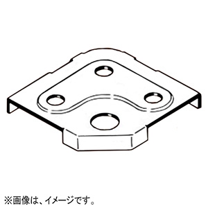 ネグロス電工 【販売終了】【ケース販売特価 10個セット】2RU用枠組金具 《ネジック&#174;》 盤・火災報知設備用 2CU_set