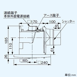 FY-17CFR8V (パナソニック)｜パナソニック製｜換気扇｜電材堂【公式】