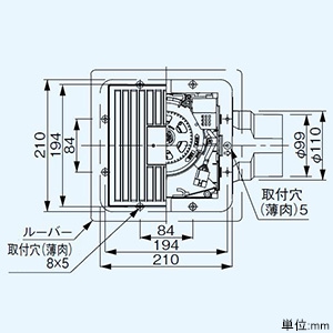 FY-17CFR8V (パナソニック)｜パナソニック製｜換気扇｜電材堂【公式】