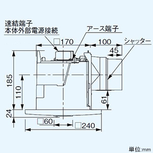 FY-17CR8 (パナソニック)｜パナソニック製｜換気扇｜電材堂【公式】