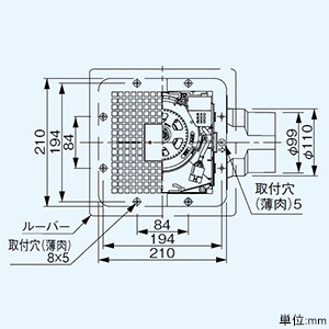 FY-17CR8 (パナソニック)｜パナソニック製｜換気扇｜電材堂【公式】