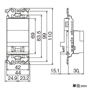 WTA19119W (パナソニック)｜機能スイッチ｜配線器具｜電材堂【公式】