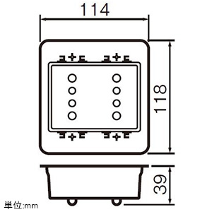 パナソニック 防気カバー 2連接穴用 防気カバー 2連接穴用 WV24921K 画像2