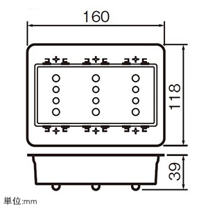 パナソニック 防気カバー 3連接穴用 防気カバー 3連接穴用 WV24931K 画像2