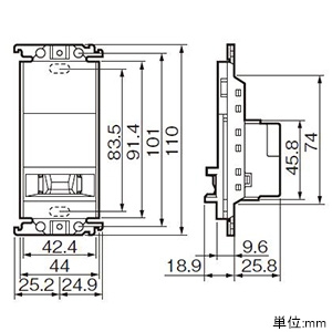 パナソニック 熱線センサ付自動スイッチ子器 《かってにスイッチ》 壁取付 DC12V ブランクチップ付 ウォームシルバー 熱線センサ付自動スイッチ子器 《かってにスイッチ》 壁取付 DC12V ブランクチップ付 ウォームシルバー WTX1911SK 画像4