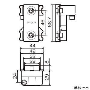 WCS3624W (パナソニック)｜映像系配線器具｜配線器具｜電材堂【公式】