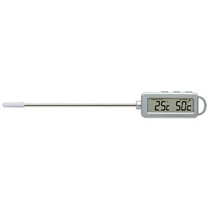 ドリテック クッキング温度計 使用温度範囲-30〜+250℃ タイマー・設定温度アラーム機能付 O-276SV