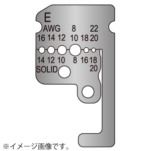 フジ矢 ワイヤーストリッパ替刃 中太線用 適応電線AWG10〜20 PP404-E