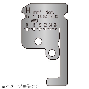 フジ矢 【限定特価】ワイヤーストリッパ替刃 中太線用 適応電線AWG16〜26 PP404-H