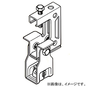 ネグロス電工 【販売終了】【ケース販売特価 20個セット】一般形鋼用吊りボルト支持金具 ナット組込タイプ W1/2 フランジ厚25〜40mm 電気亜鉛めっき HB3T-W4_set