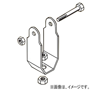 ネグロス電工 【販売終了】下部金具 HB50P・HB50PW用 W3/8 電気亜鉛めっき HB50P1-W3