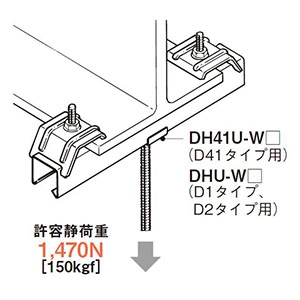 S-BHIS28 (ネグロス電工)｜形鋼用吊り金具｜電路支持材｜電材堂【公式】