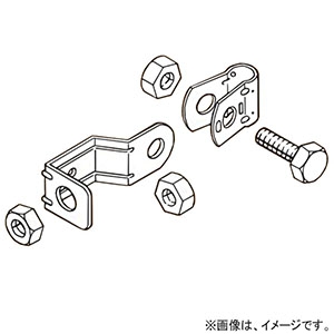 ネグロス電工 【販売終了】【ケース販売特価 10個セット】吊りボルト振れ止め金具 片側用タイプ W1/2 高耐食性めっき鋼板 SD-DYR1-W4_set