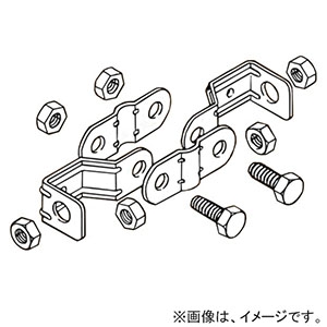 ネグロス電工 【販売終了】【ケース販売特価 10個セット】吊りボルト振れ止め金具 両側用タイプ W1/2 電気亜鉛めっき DYR2-W4_set