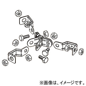 ネグロス電工 【販売終了】【ケース販売特価 10個セット】吊りボルト振れ止め金具 3方向用タイプ W3/8 電気亜鉛めっき DYR3-W3_set