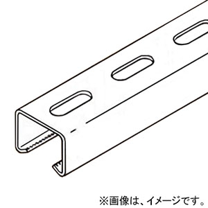 ネグロス電工 【販売終了】【受注生産品】折板屋根用ケーブルラックサポート材 《ワールドダクター&#174;》 穴あきタイプ 長さ750mm 【受注生産品】折板屋根用ケーブルラックサポート材 《ワールドダクター&#174;》 穴あきタイプ 長さ750mm SD-D1R75