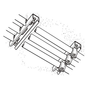 ネグロス電工 【在庫限り】天井・壁面用短尺ダクター 《ワールドダクター&#174;》 長さ250mm 溶融亜鉛めっき仕上 天井・壁面用短尺ダクター 《ワールドダクター&#174;》 長さ250mm 溶融亜鉛めっき仕上 Z-D1S25 画像2