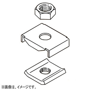 ネグロス電工 【販売終了】【ケース販売特価 10個セット】ハンガー吊り金具 《ワールドダクター&#174;》 W1/2 D15・20タイプ用 電気亜鉛めっき DHUS-W4_set