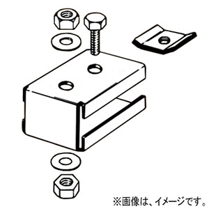 ネグロス電工 【販売終了】【ケース販売特価 10個セット】中間支持用ハンガー吊り金具 《ワールドダクター&#174;》 W3/8 D1タイプ用 電気亜鉛めっき DH1SN-W3_set